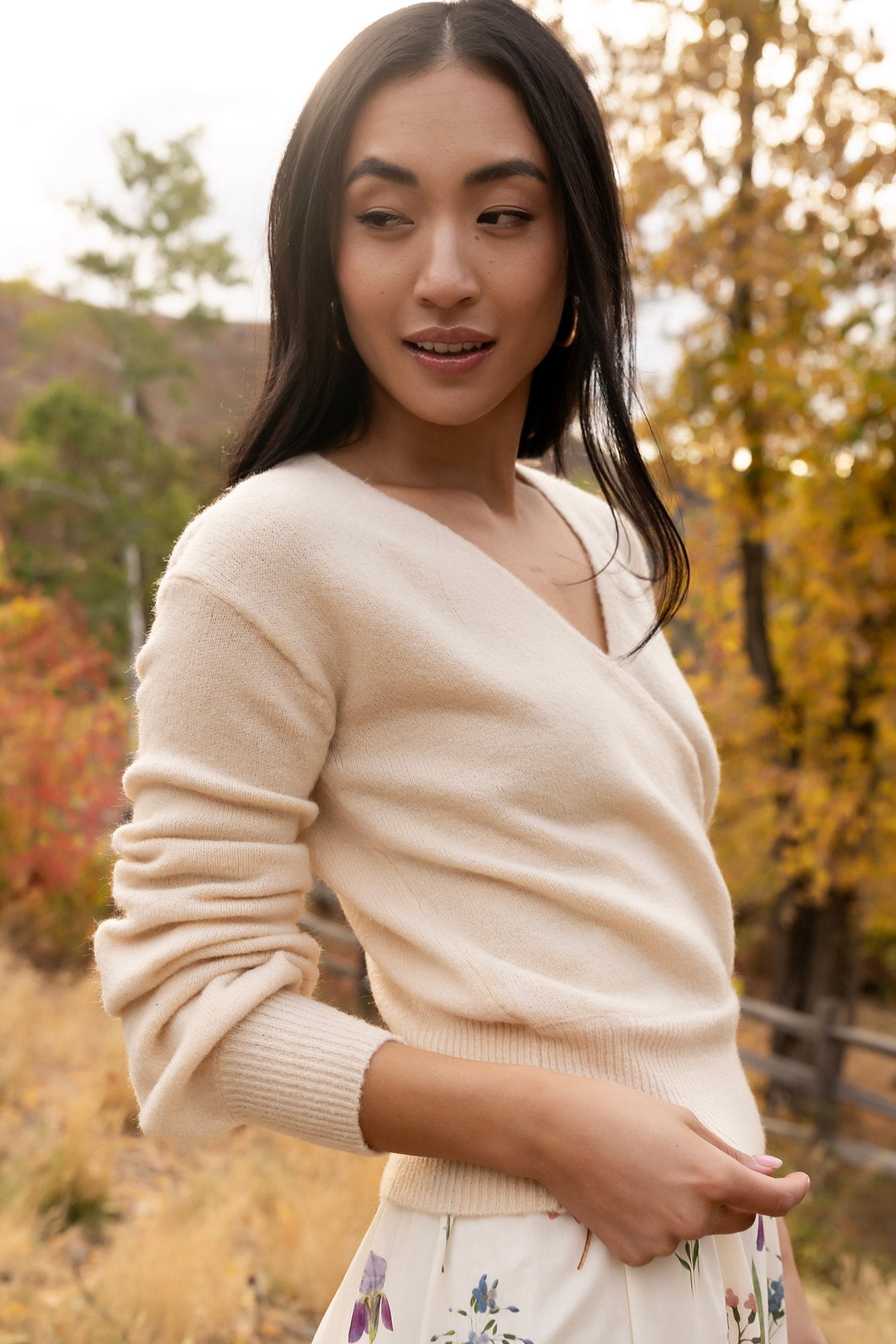 Montreal Sweater in Cream Clothing Holley Girl 