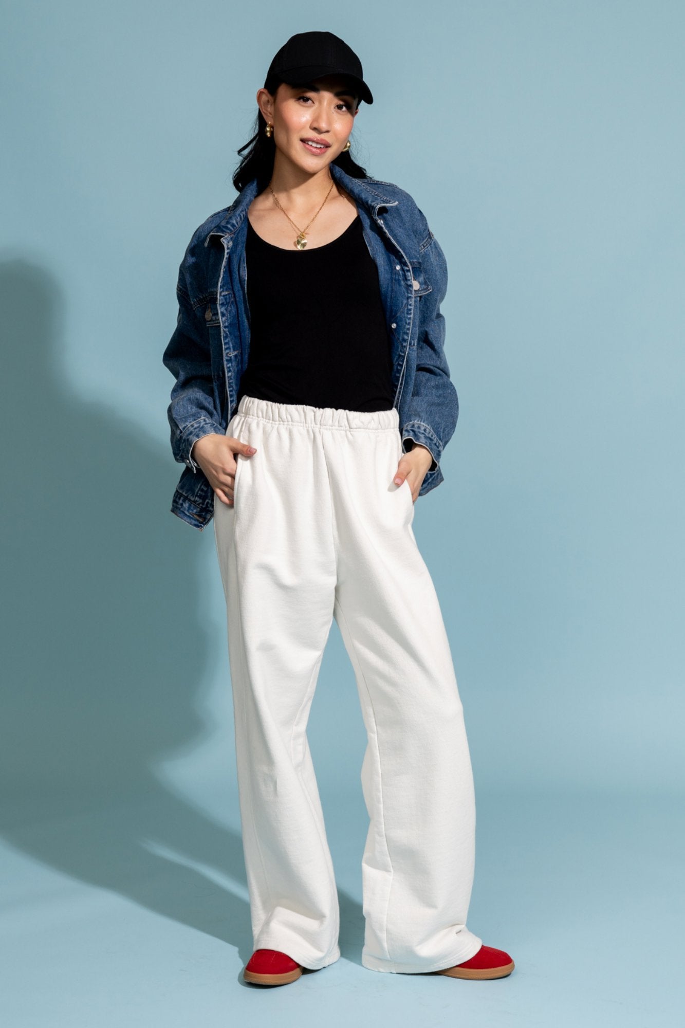 Rio Sweatpants in Cream Clothing Holley Girl 