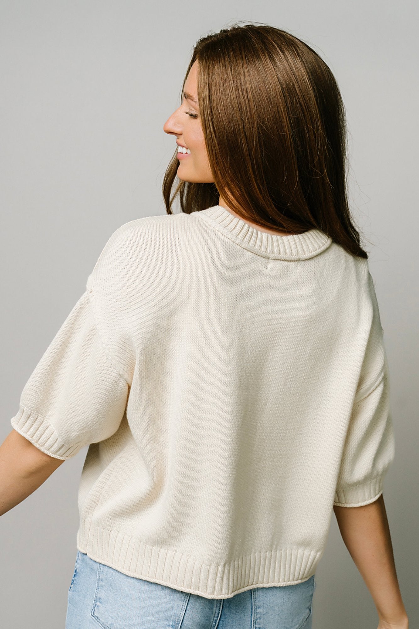 Astoria Cardigan in Oatmeal Clothing Holley Girl 