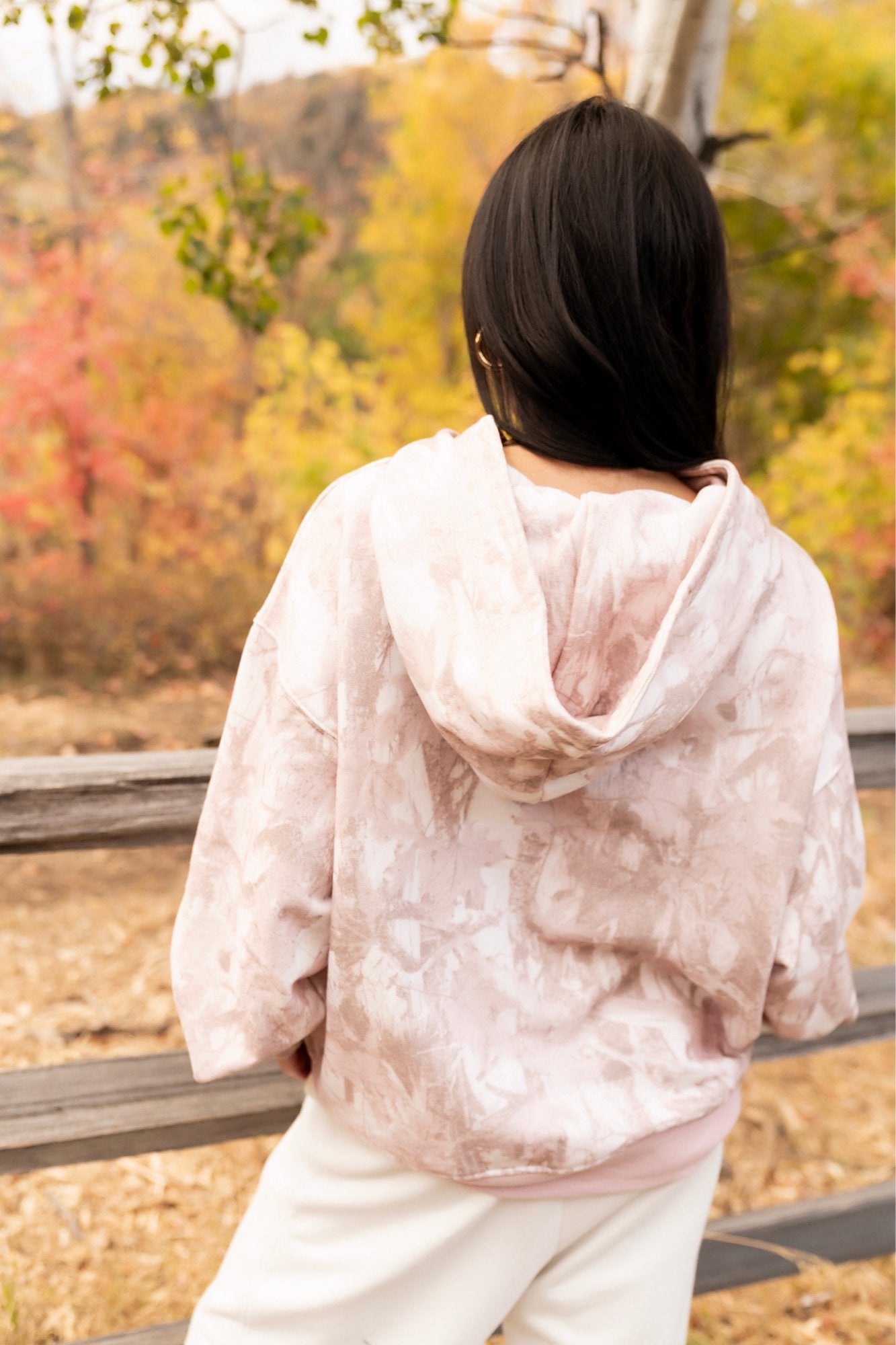 Camo Hoodie in Blush Clothing Holley Girl 