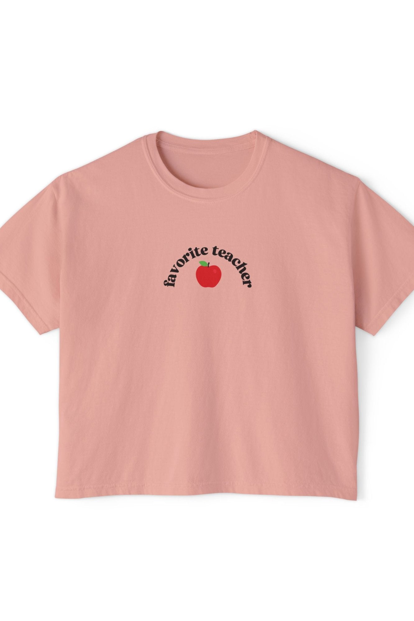 Favorite Teacher - Boxy Tee T-Shirt Holley Girl 