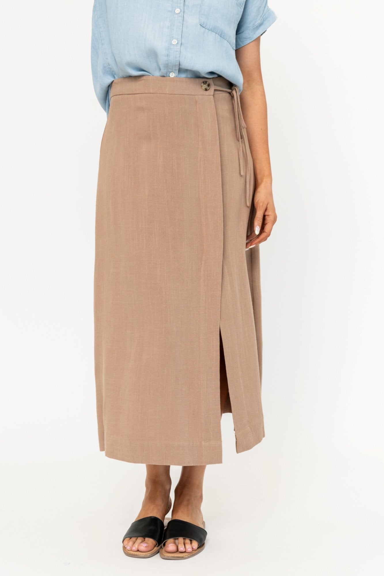 Sheldon Skirt in Mocha Clothing Holley Girl 