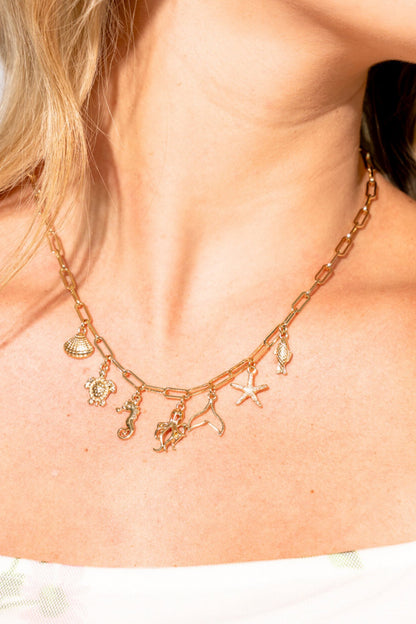 Open Sea Charm Necklace Clothing Holley Girl 