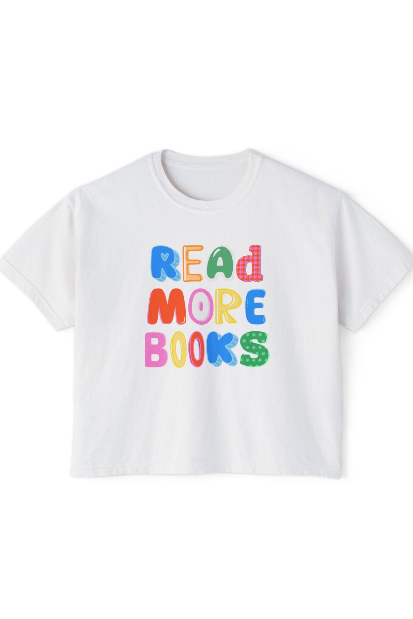 Read More Books - Boxy Tee T-Shirt Printify 
