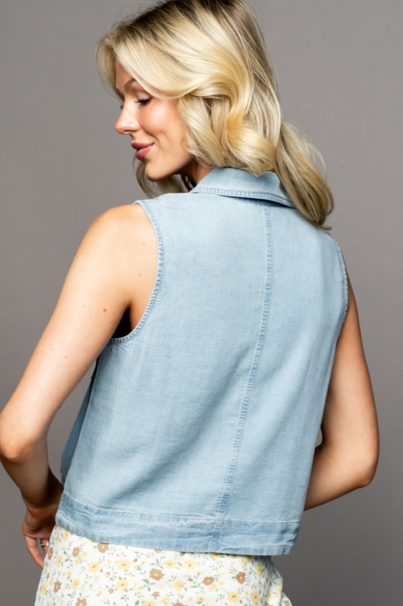 Blue Horizon Denim Tank Clothing Holley Girl 