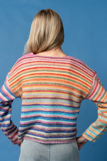 Rainbow Road Sweater Clothing Holley Girl 
