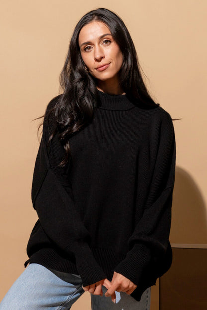 Callie Sweater in Black Clothing Holley Girl 