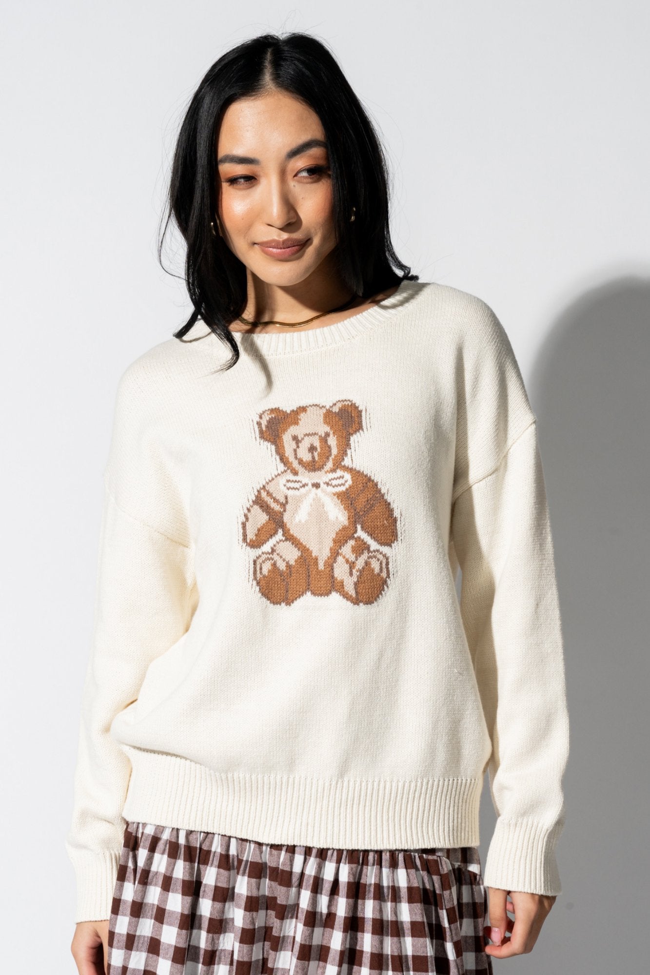 Cozy Teddy Sweater Clothing Holley Girl 
