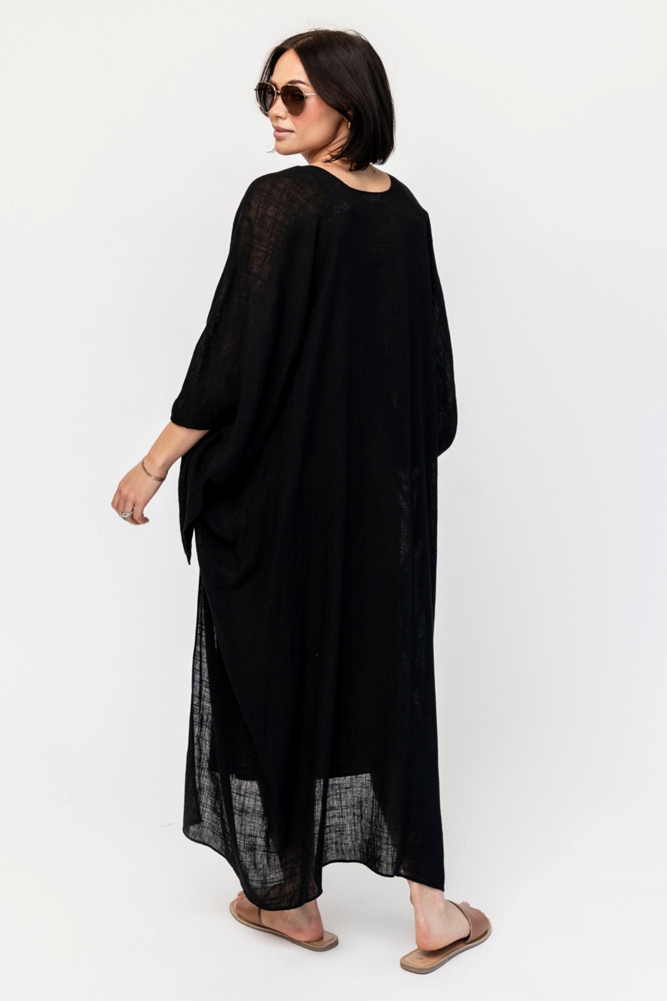 Sienna Kimono in Black Clothing Holley Girl 