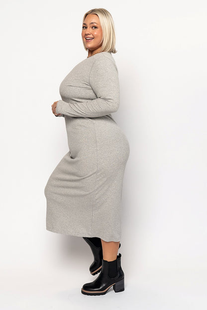 HOLLEY GIRL - Quincy Dress in Grey (Small-3XL) Holley Girl 