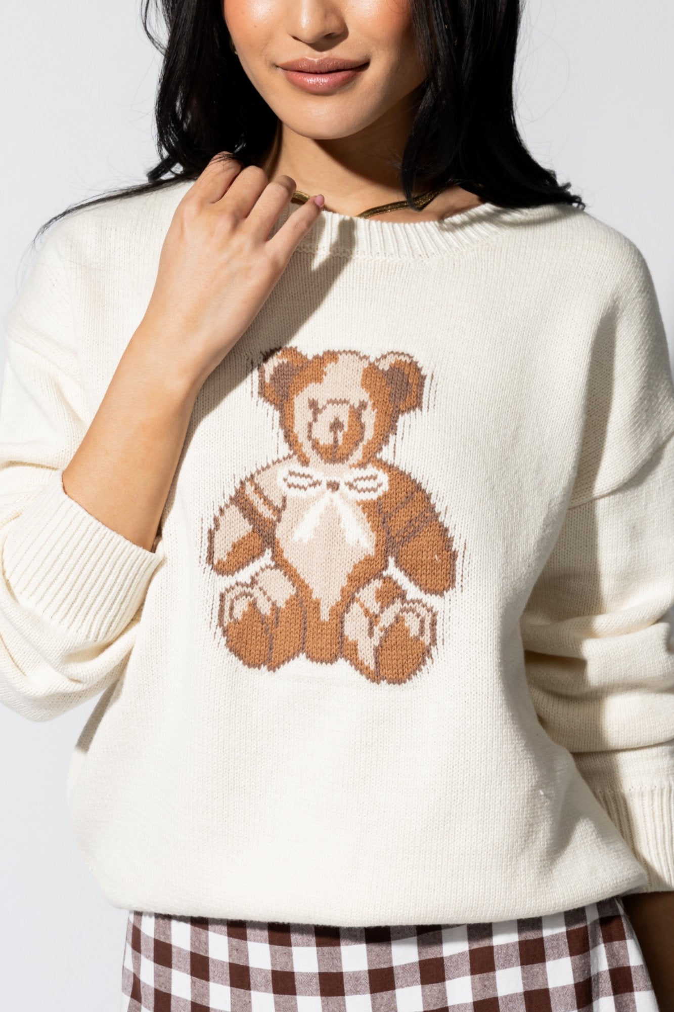 Cozy Teddy Sweater Clothing Holley Girl 
