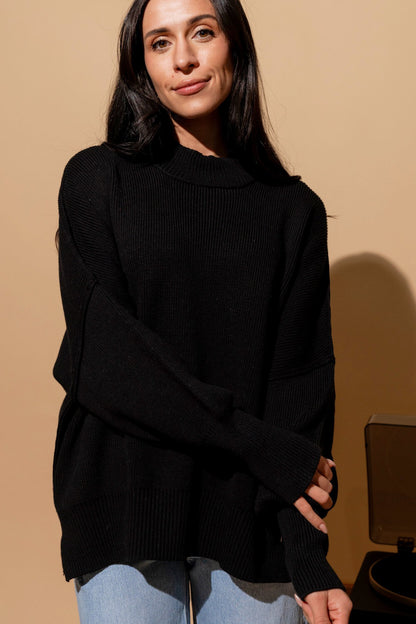 Callie Sweater in Black Clothing Holley Girl 
