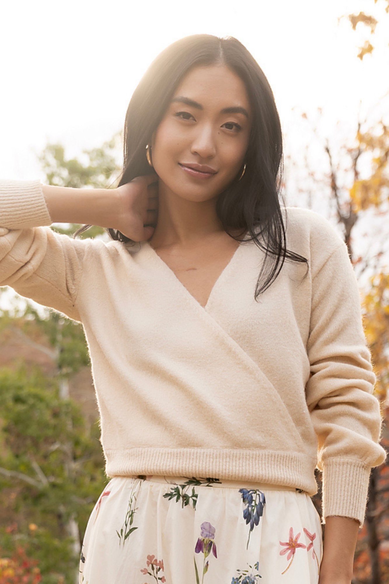 Montreal Sweater in Cream Clothing Holley Girl 
