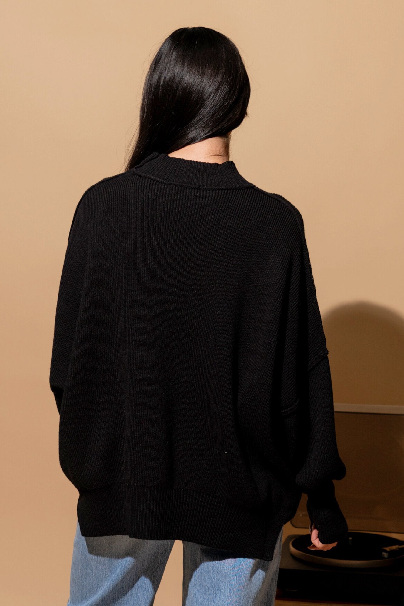 Callie Sweater in Black Clothing Holley Girl 