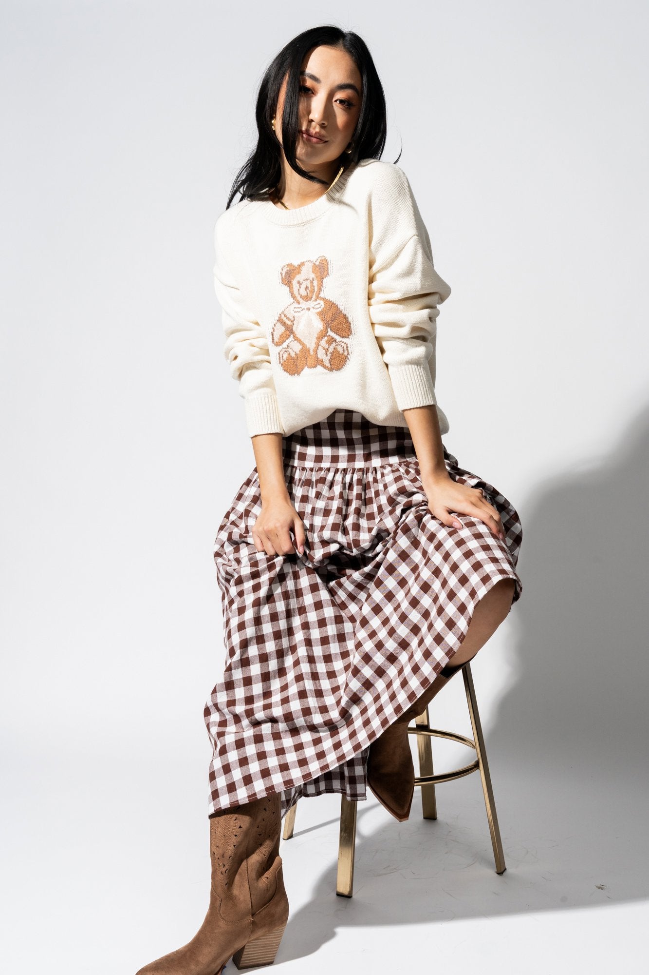 Cozy Teddy Sweater Clothing Holley Girl 