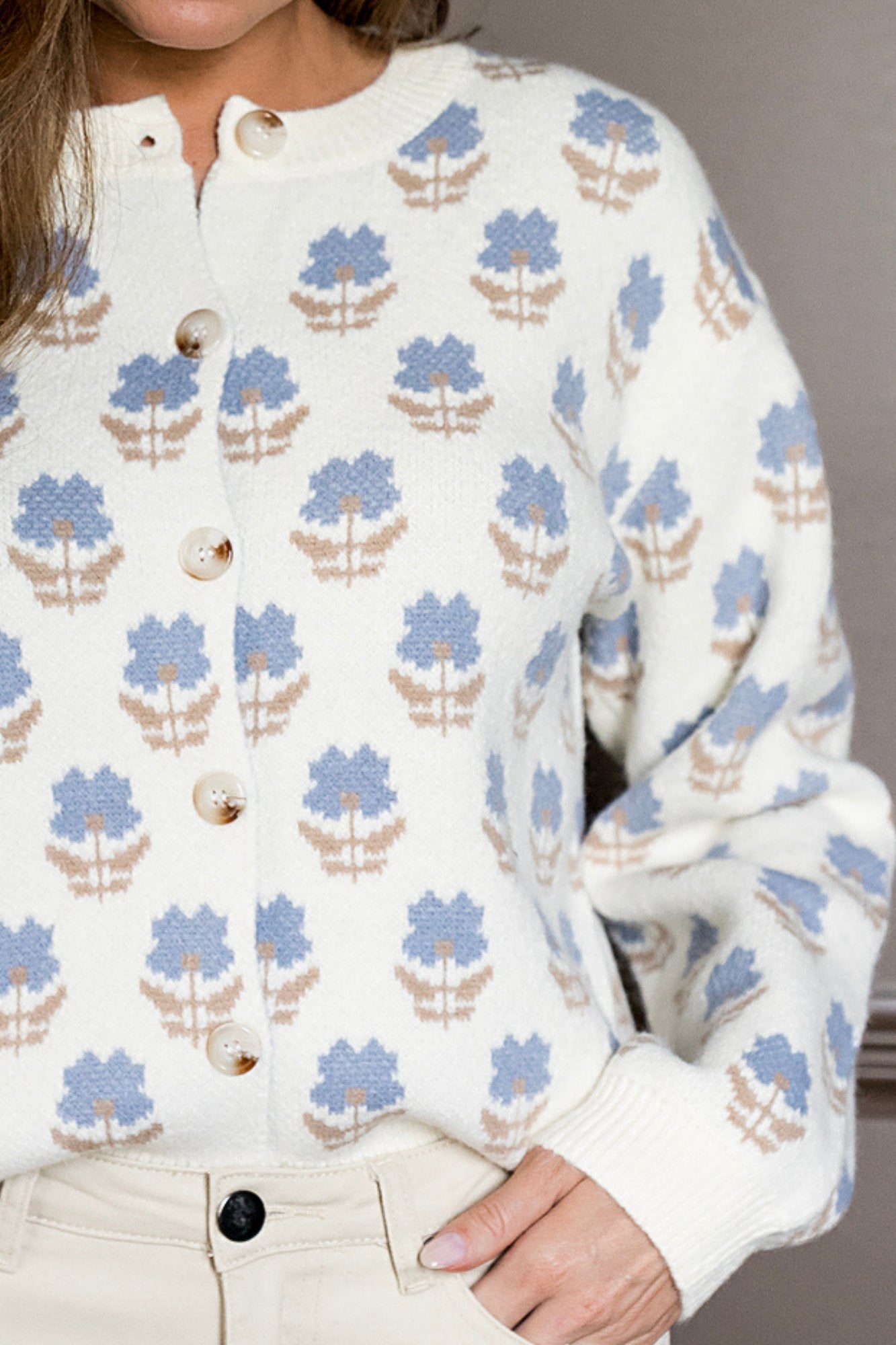 Floral Haze Cardigan Clothing Holley Girl 