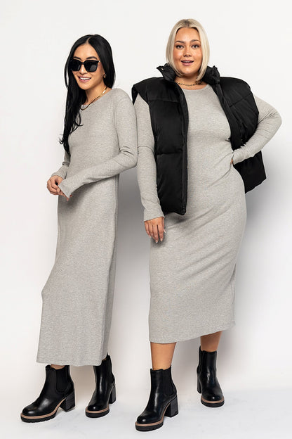 HOLLEY GIRL - Quincy Dress in Grey (Small-3XL) Holley Girl 
