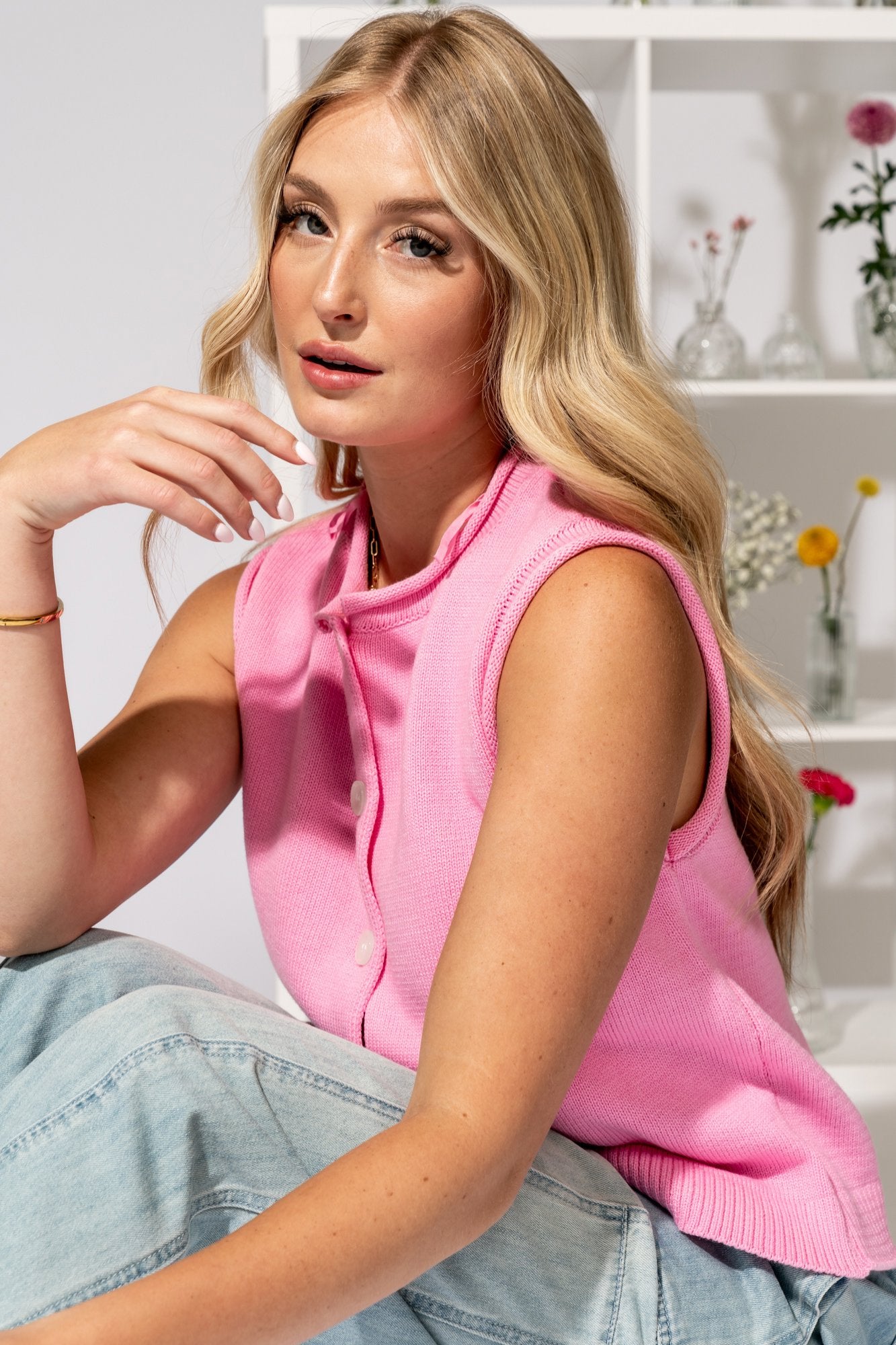Roman Top in Strawberry Clothing Holley Girl 