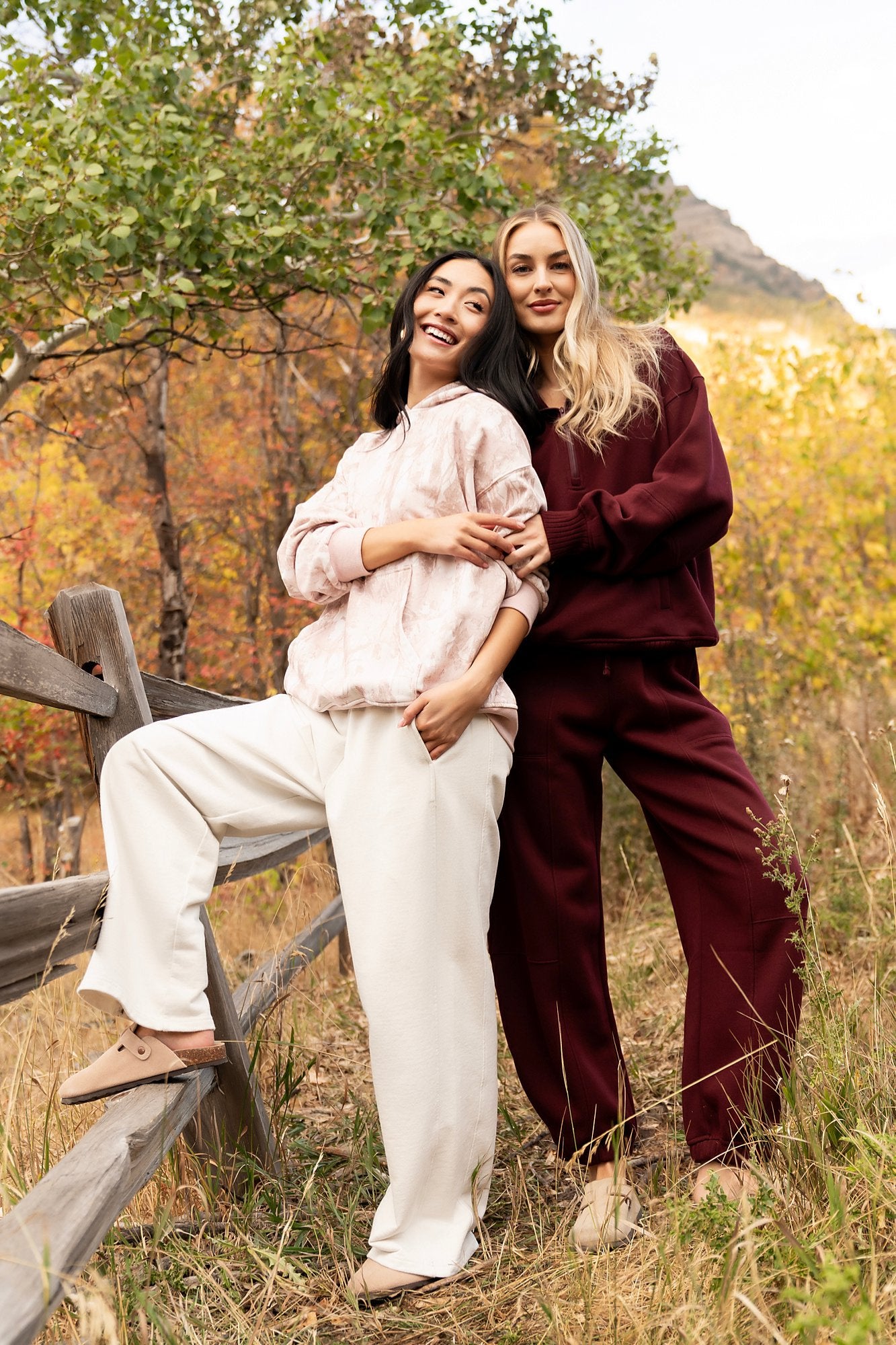 Sunday Joggers in Wine Clothing Holley Girl 