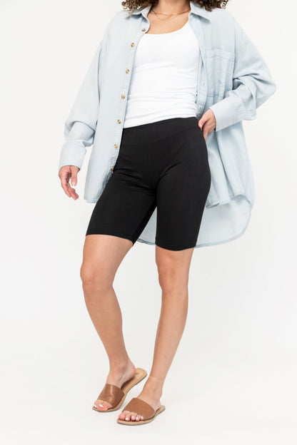Sloane Biker Shorts in Black Clothing Holley Girl 