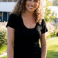 Jovie Tee in Black Clothing Holley Girl 