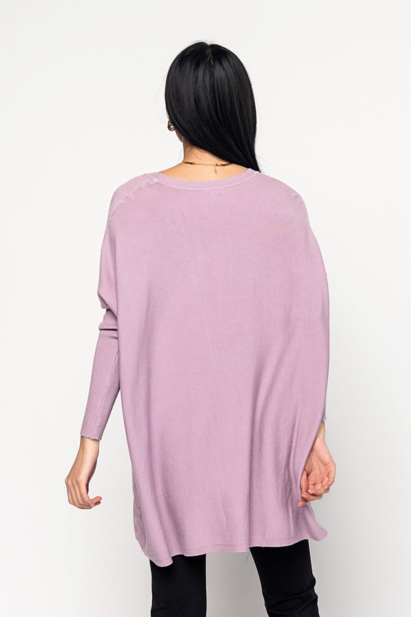 Griffin Sweater in Lavender Holley Girl 