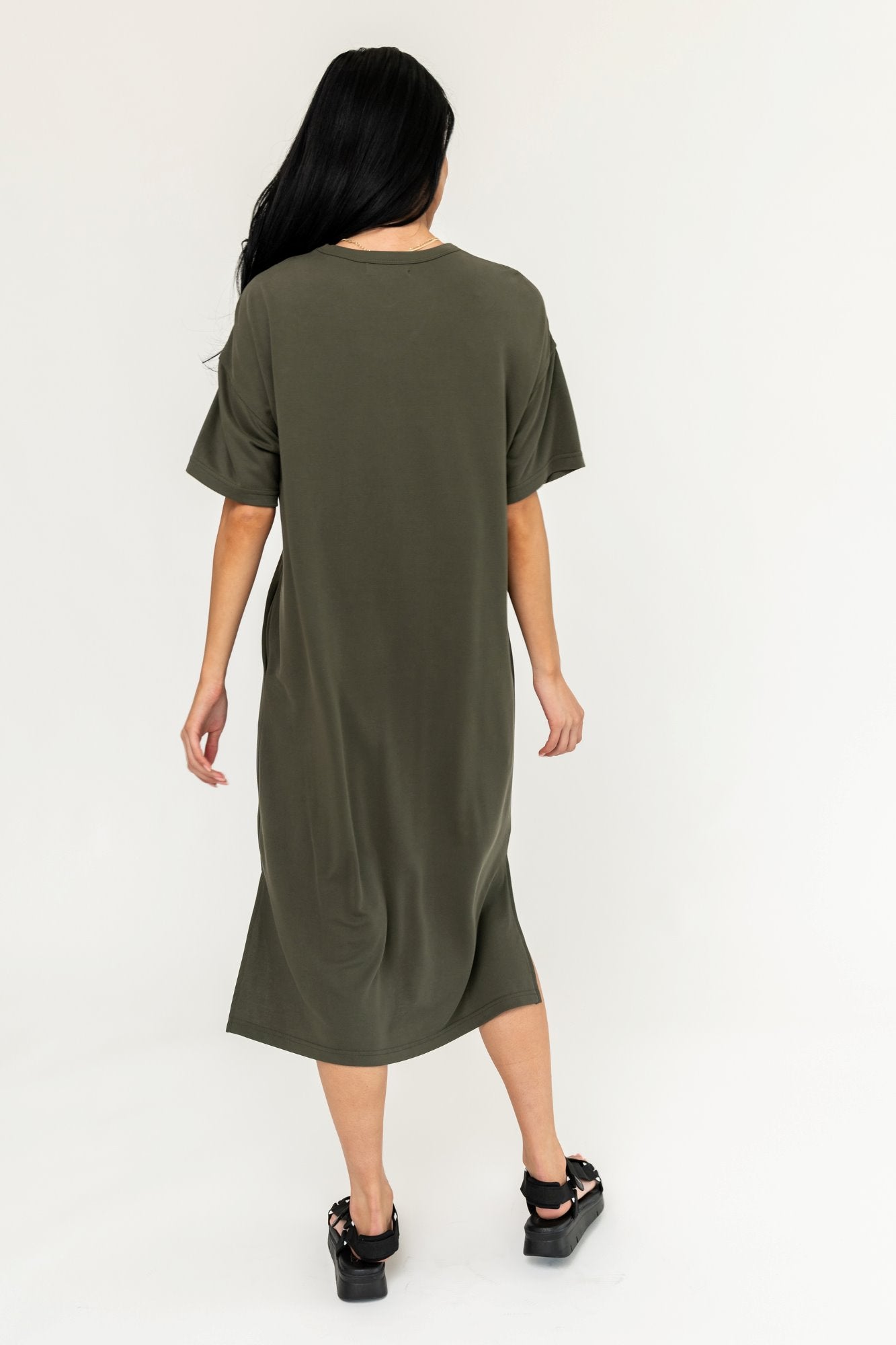 HOLLEY GIRL - Maeve Dress in Olive (Small-3XL) Holley Girl 