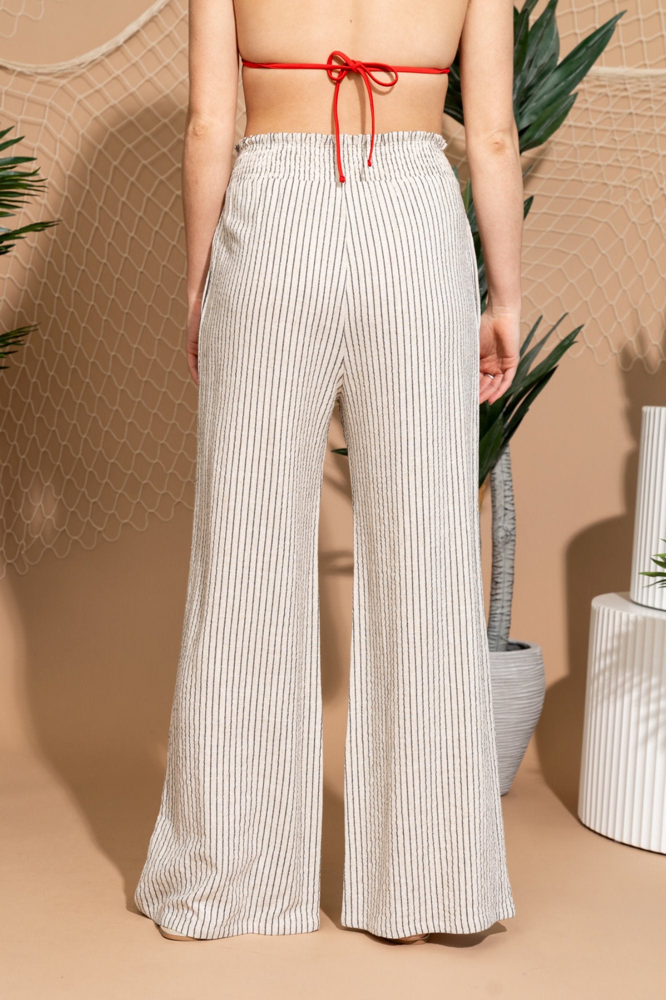 Maxwell Pant in Natural Stripe Holley Girl 