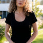 Jovie Tee in Black Clothing Holley Girl 