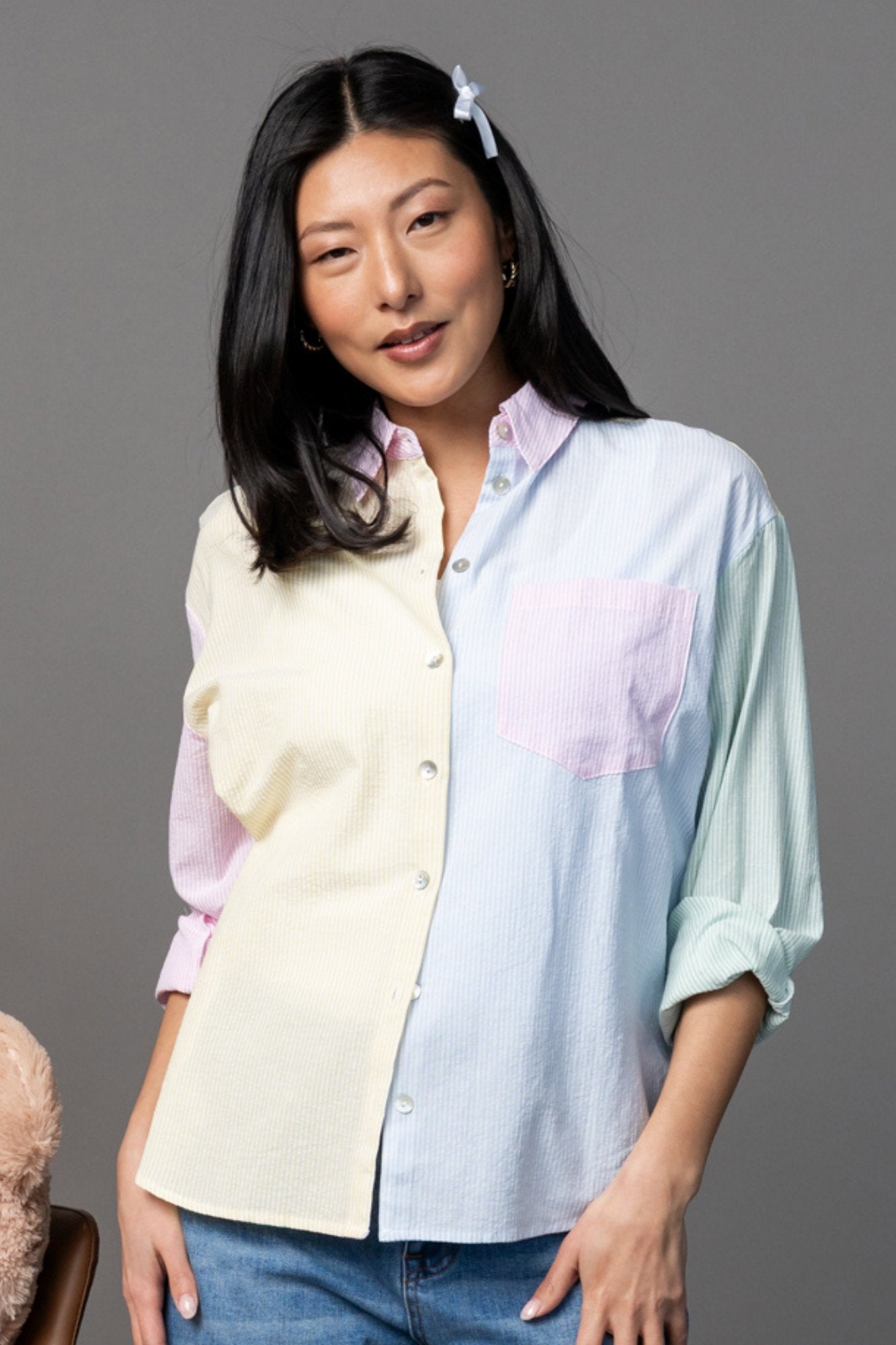 Blue Skies Button Up Clothing Holley Girl 