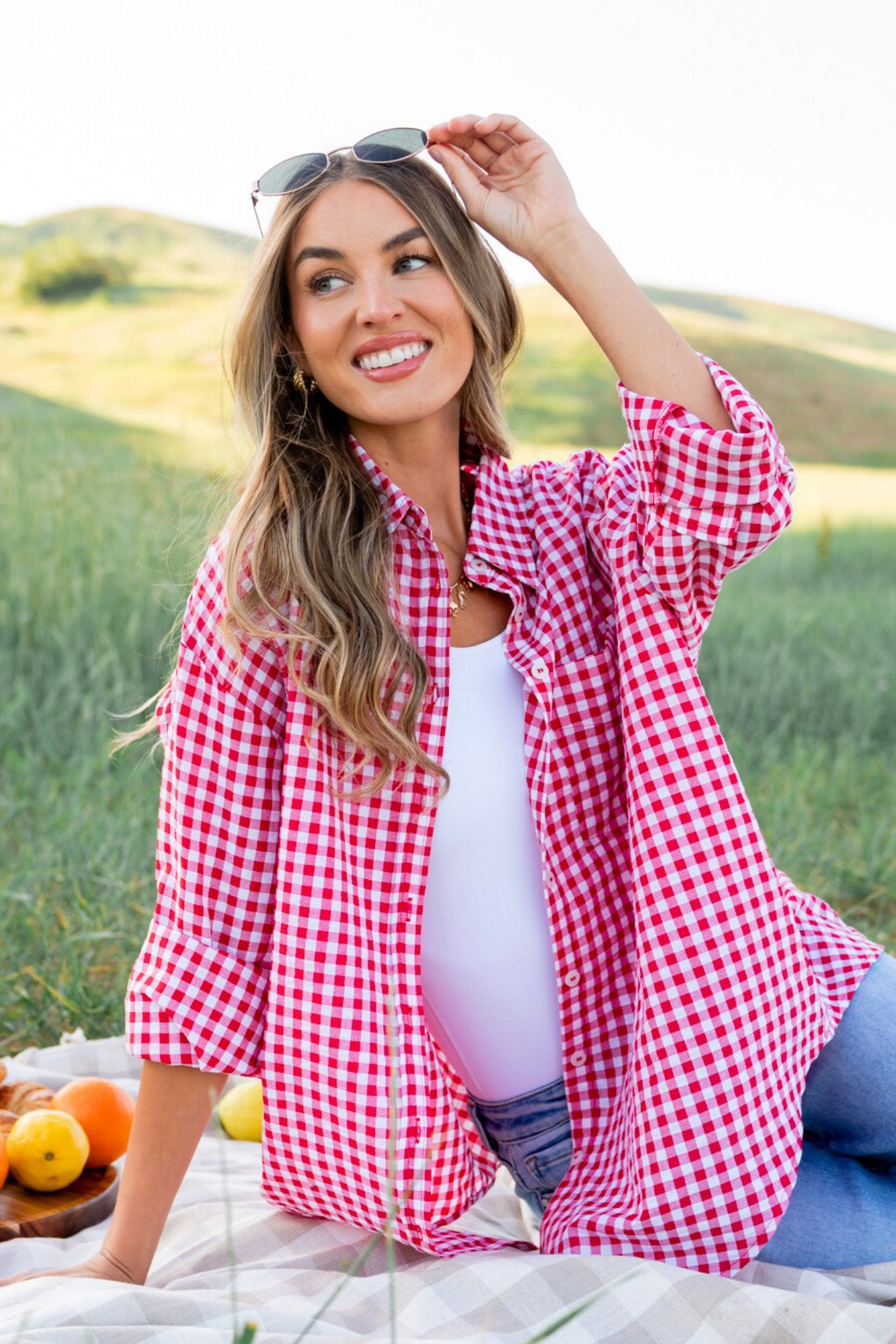 Pomodoro Button Up Clothing Holley Girl 