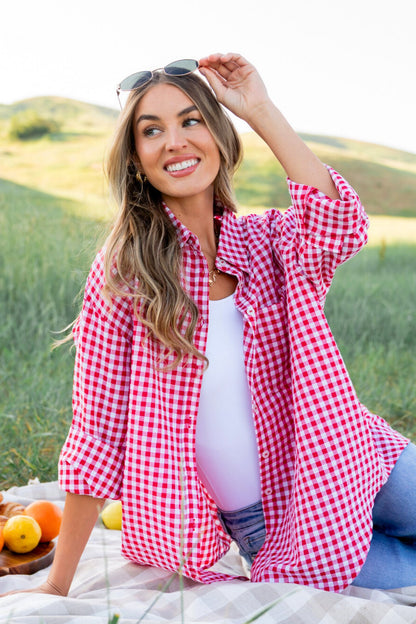 Pomodoro Button Up Clothing Holley Girl 