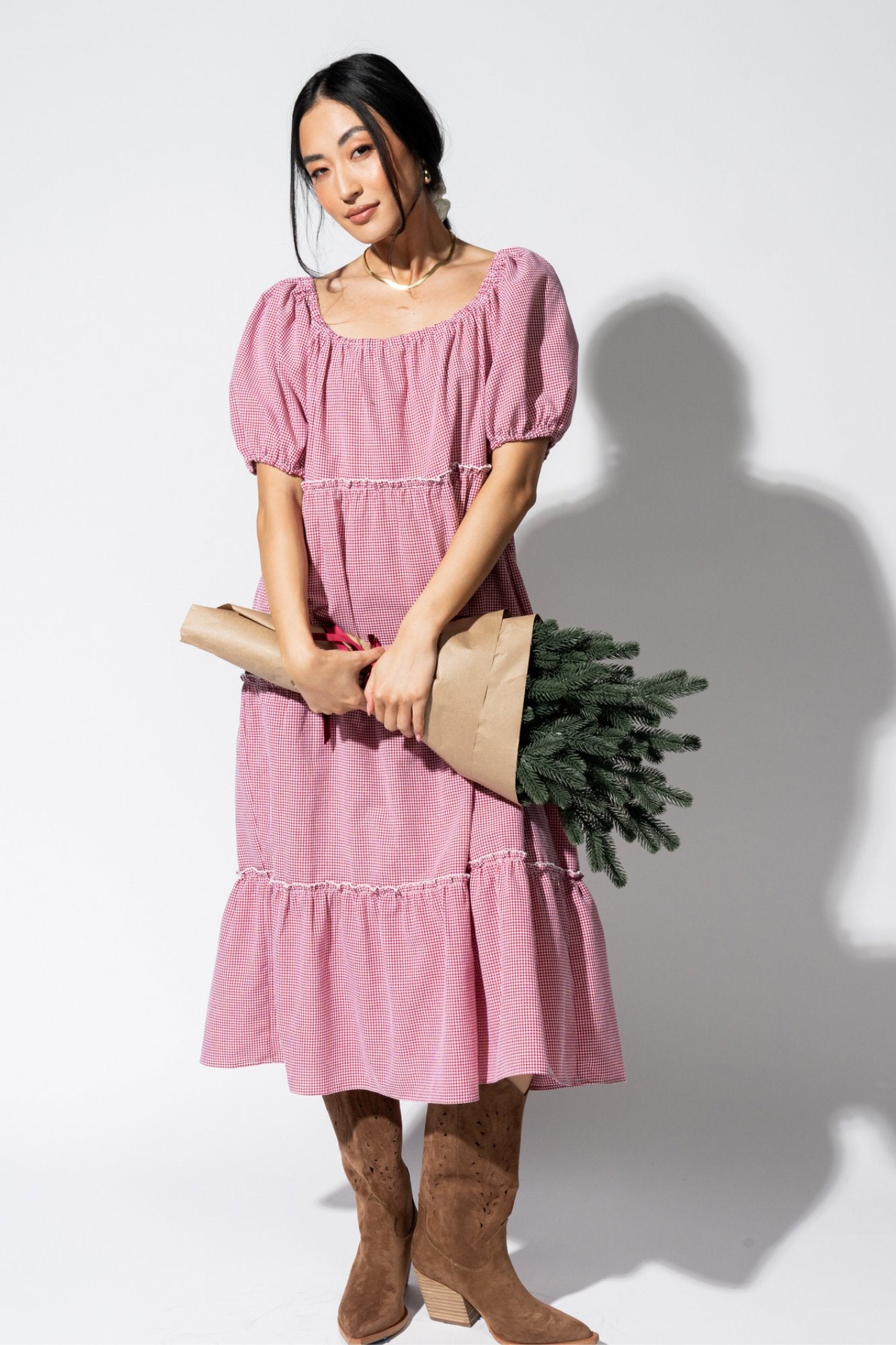 Cranberry Crisp Dress Clothing Holley Girl 