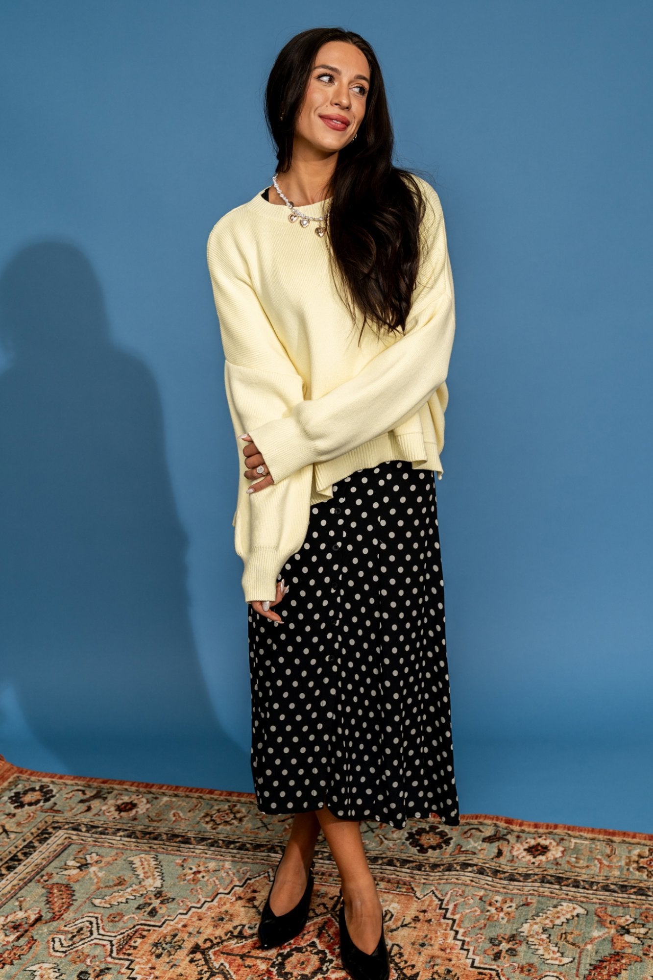 Marisol Sweater in Daisy Clothing Holley Girl 