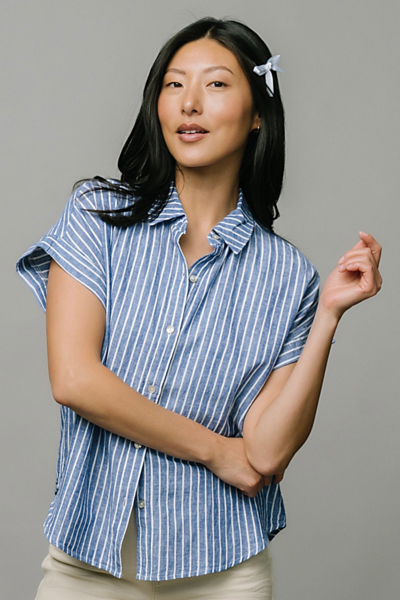 Weekend Stripe Top Clothing Holley Girl 