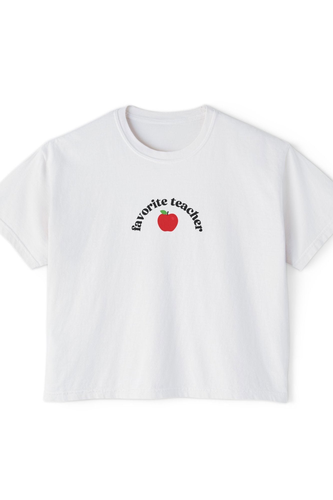 Favorite Teacher - Boxy Tee T-Shirt Holley Girl 