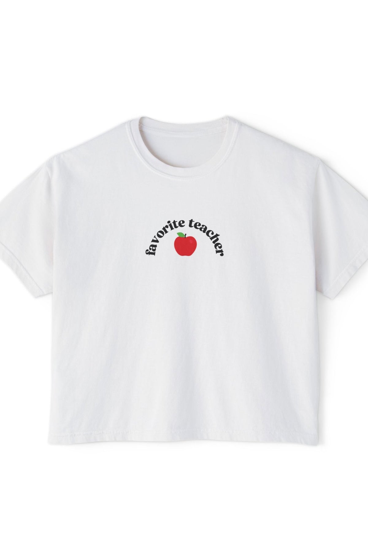 Favorite Teacher - Boxy Tee T-Shirt Holley Girl 