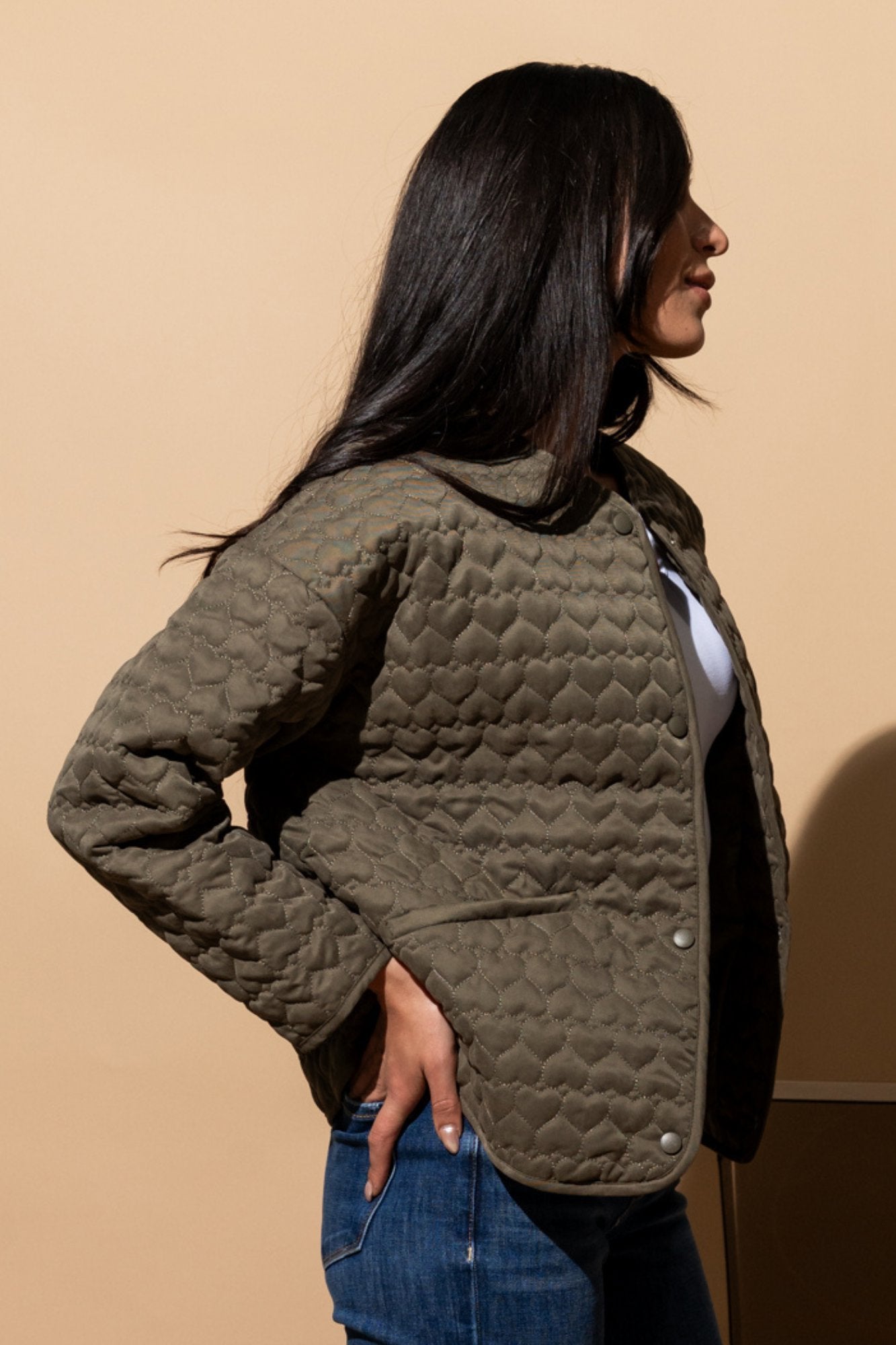 Heartfelt Quilted Jacket Clothing Holley Girl 