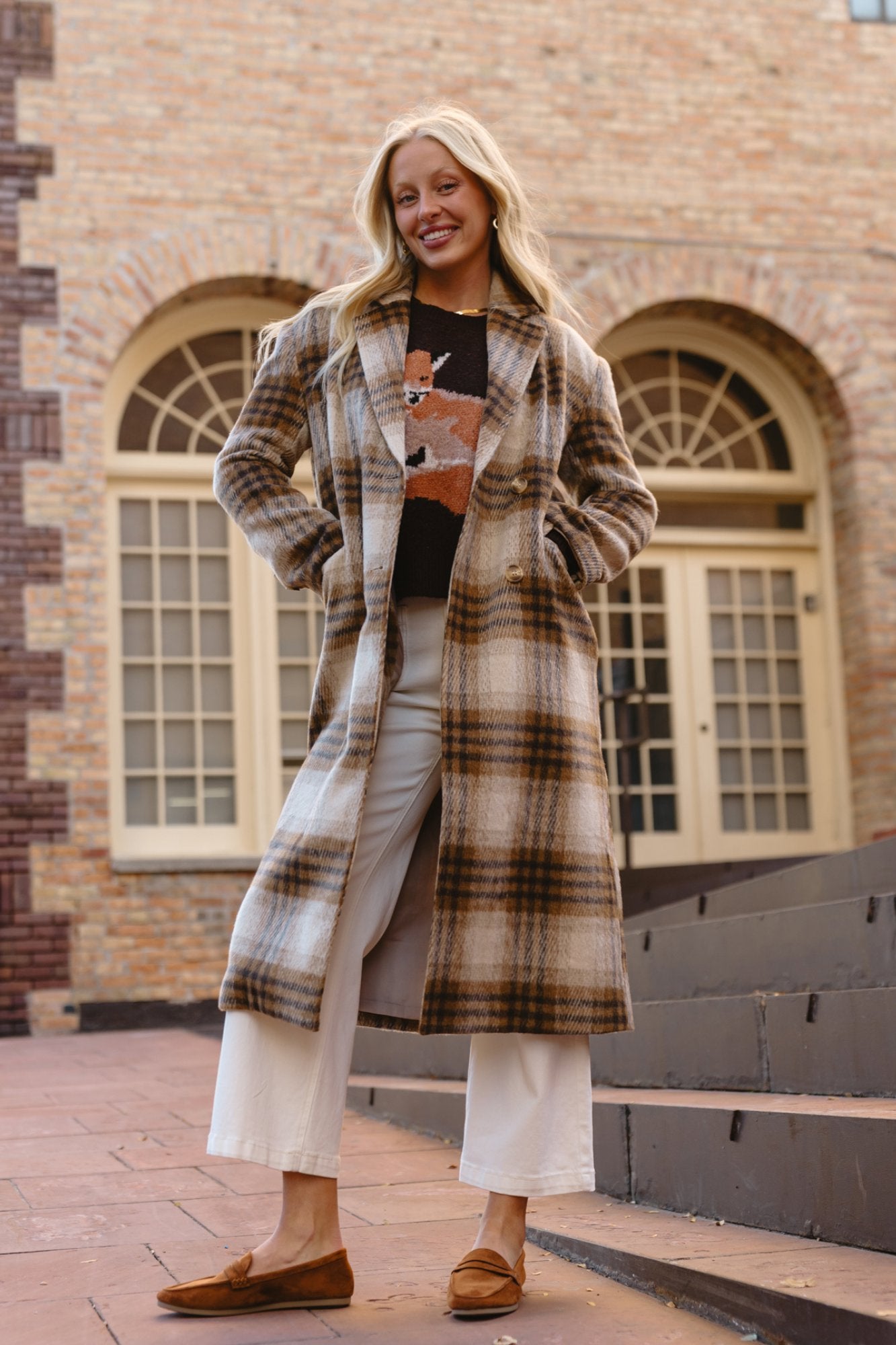 Woodland Fox Sweater Clothing Holley Girl 