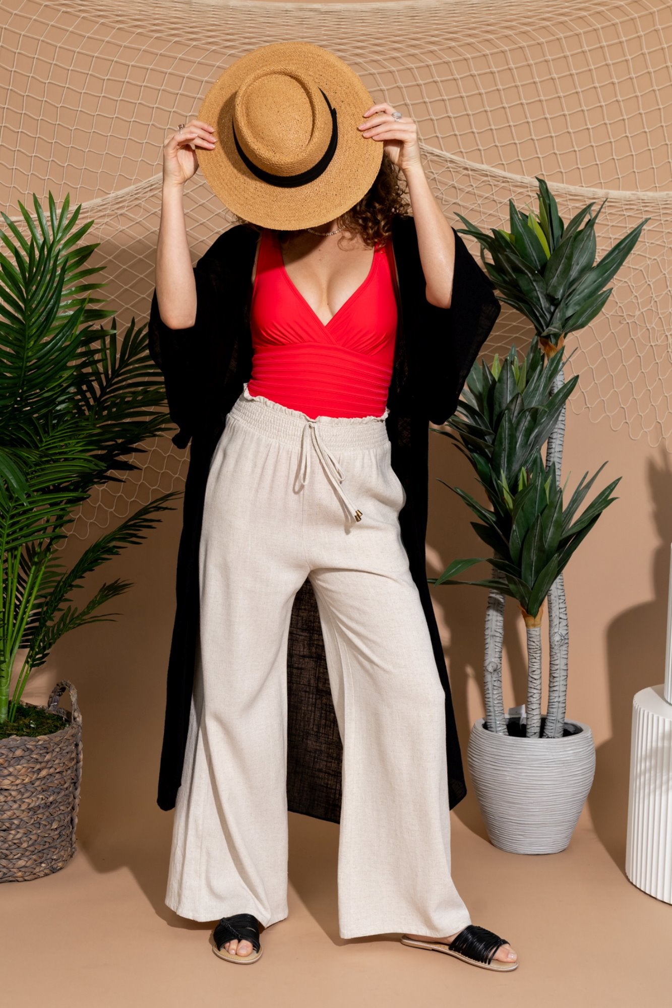 Maxwell Pants in Natural Holley Girl 