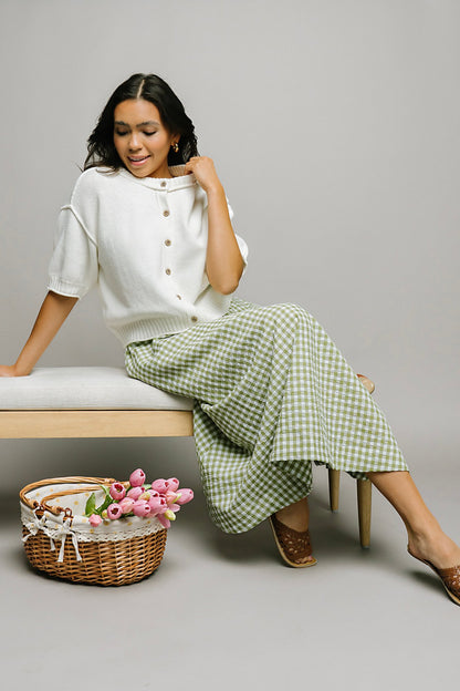 Astoria Cardigan in Cream Clothing Holley Girl 