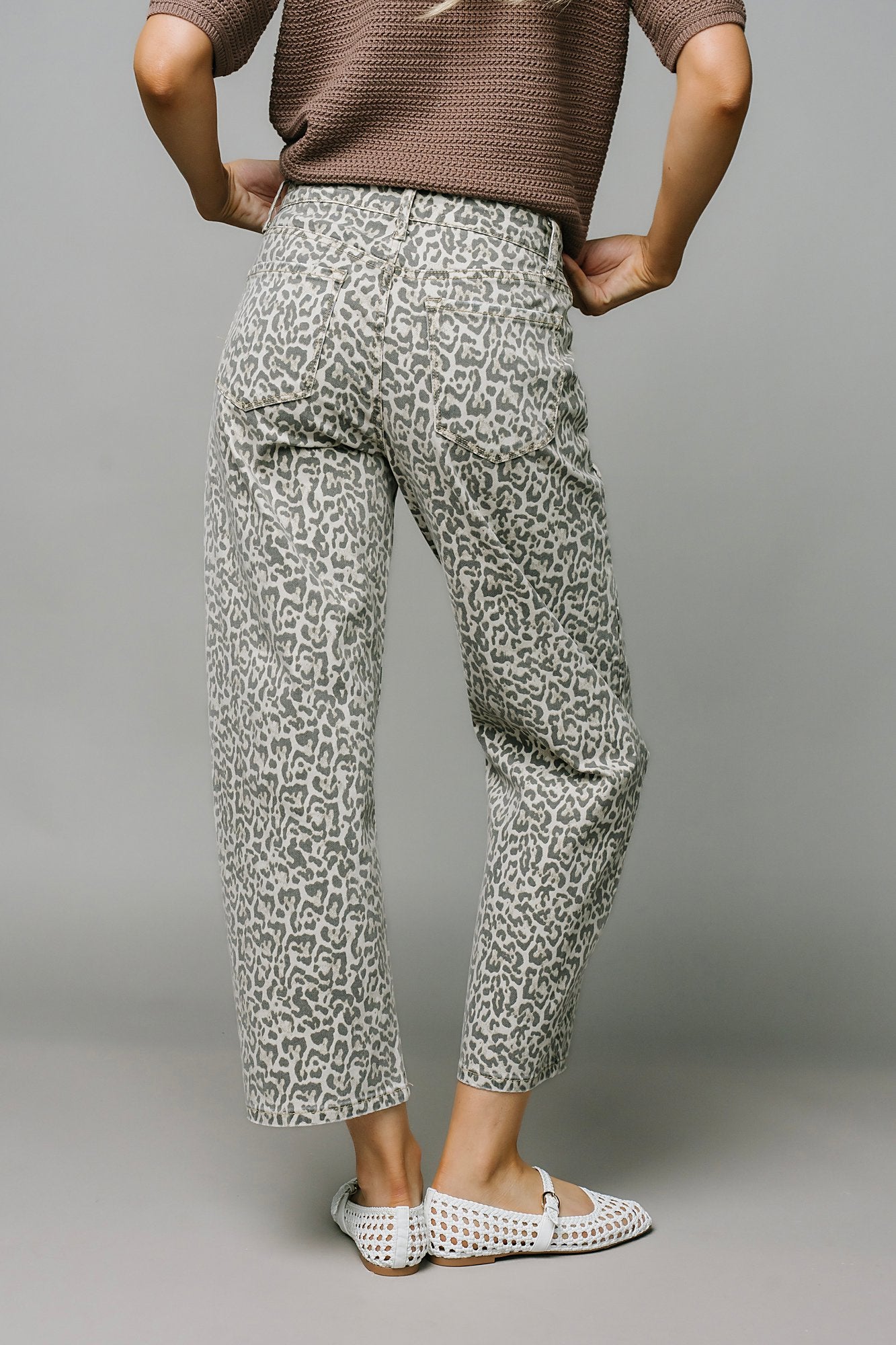 Leopard Barrel Jeans Clothing Holley Girl 