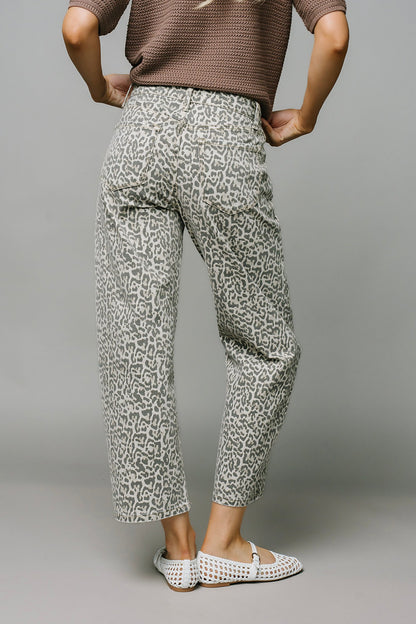 Leopard Barrel Jeans Clothing Holley Girl 