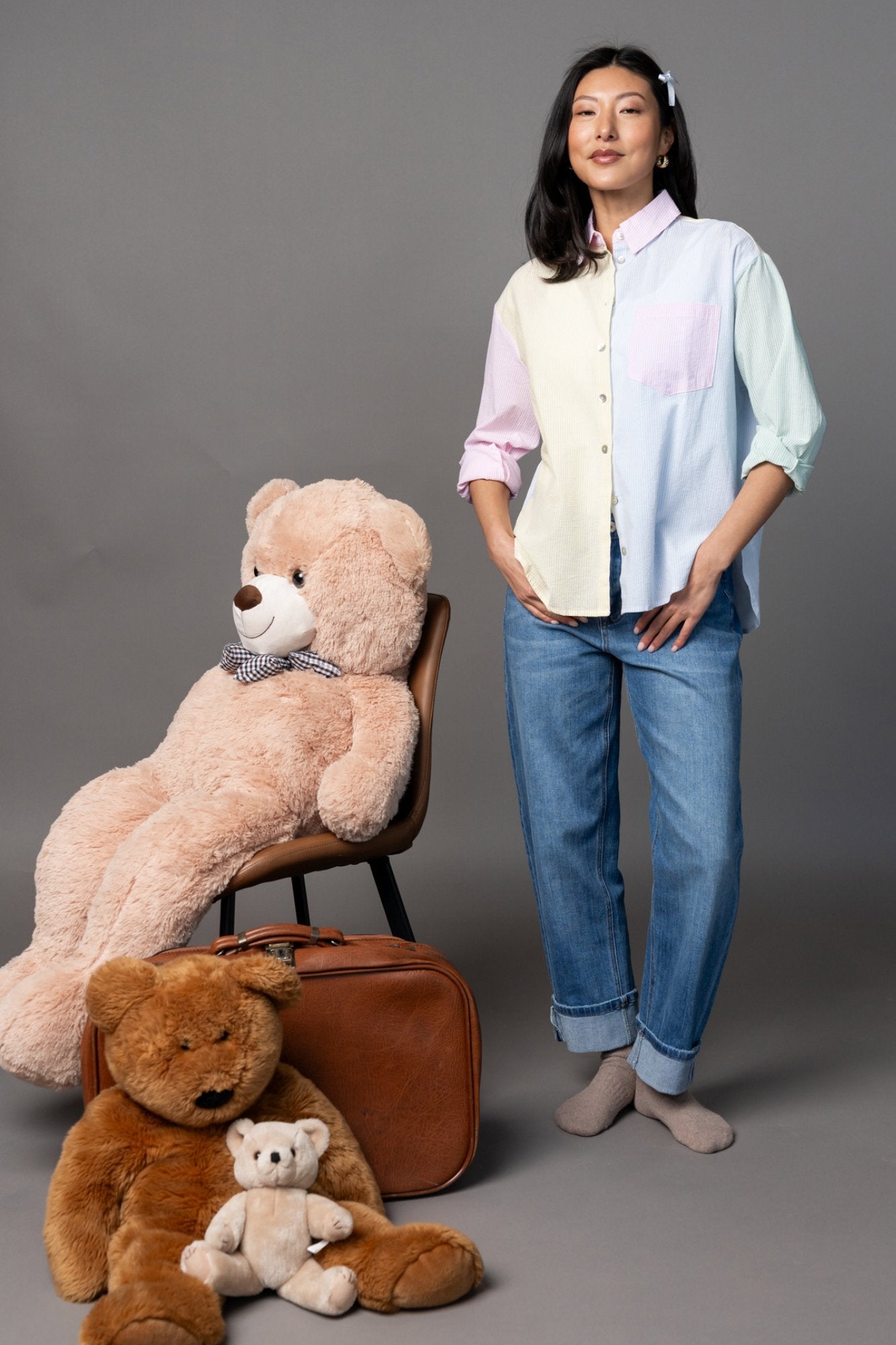 Blue Skies Button Up Clothing Holley Girl 