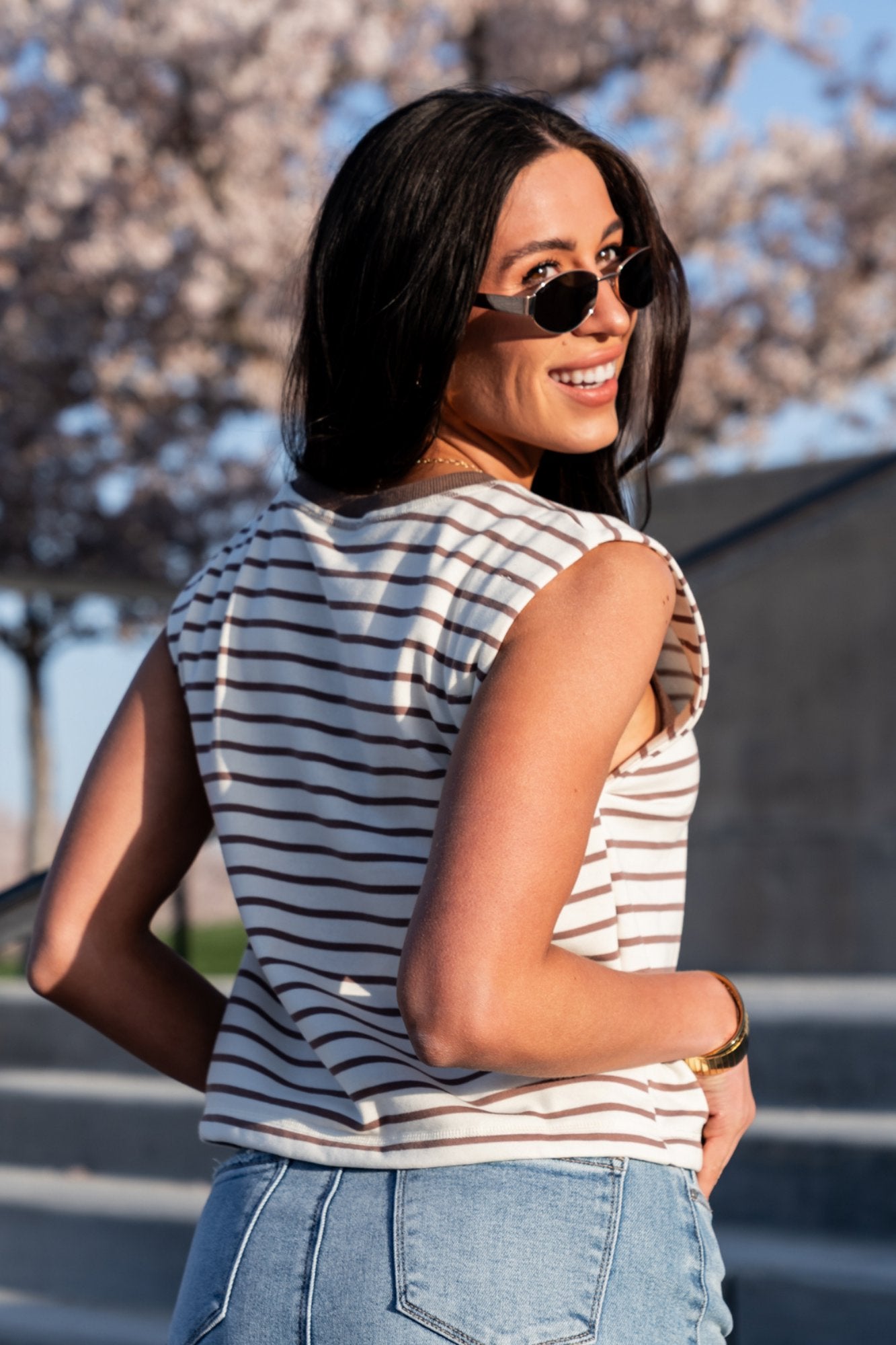 Nia Top in Mocha Clothing Holley Girl 