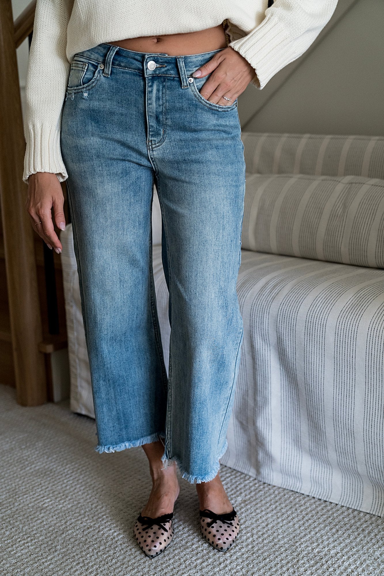 Griffin Jeans in Medium Holley Girl 