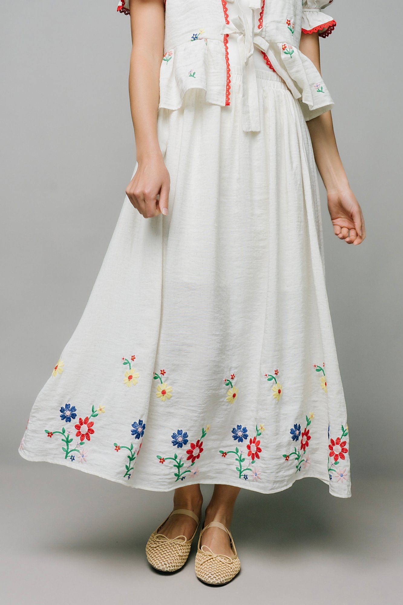 Riviera Bloom Skirt Clothing Holley Girl 
