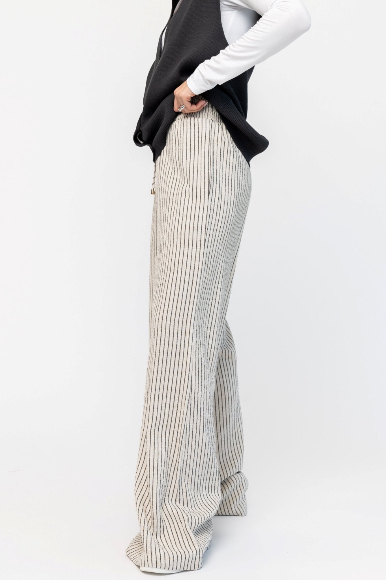 Maxwell Pant in Natural Stripe Holley Girl 