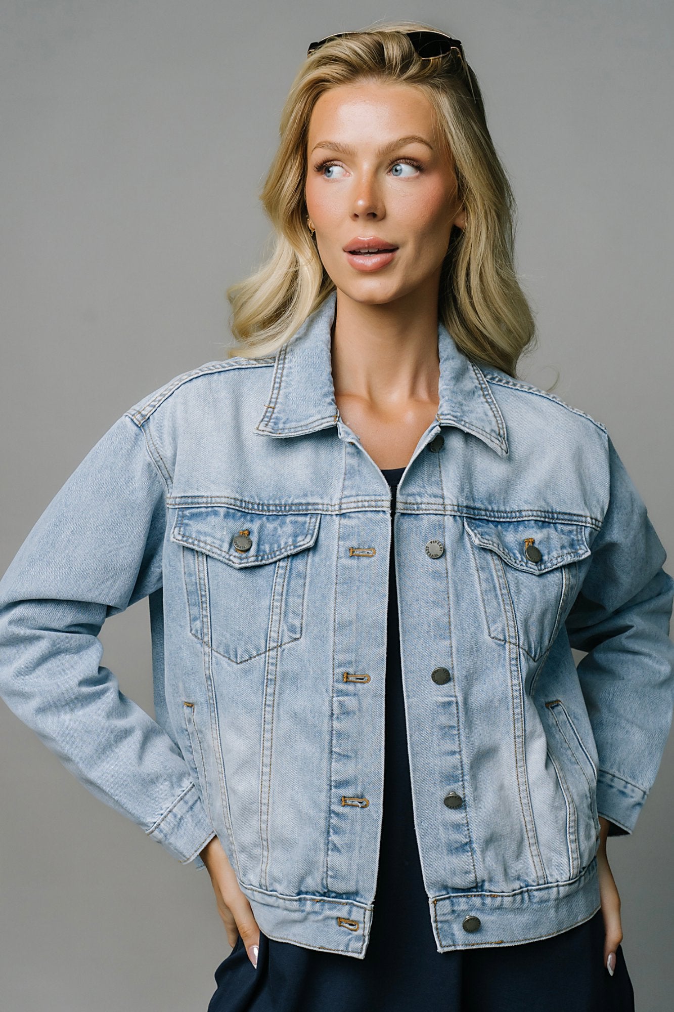 Fierce & Free Jean Jacket Clothing Holley Girl 