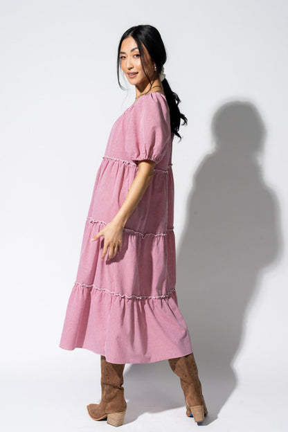 Cranberry Crisp Dress Clothing Holley Girl 